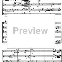Comedy for Five Winds - Score