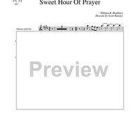 Sweet Hour of Prayer - Descant in B-flat
