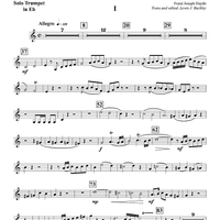 Concerto in E-flat - Solo Trumpet in C