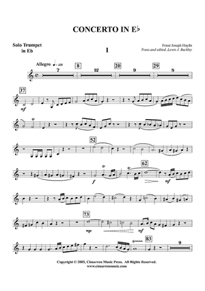 Concerto in E-flat - Solo Trumpet in C