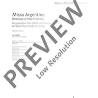 Missa Argentina - Score