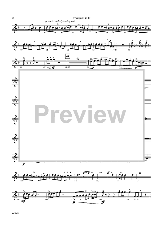 Escape the Lost City - Trumpet 1 in Bb