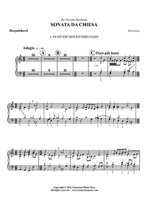 Sonata da Chiesa - Harpsichord