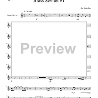 Brass Sev-tet #1 - Trumpet 2 in Bb