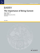 The Importance of Being Earnest - Piano Reduction