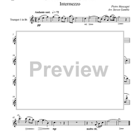Cavalleria Rusticana - Trumpet 1 in B-flat