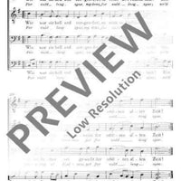 Auld Lang Syne - Die schöne alte Zeit - Choral Score