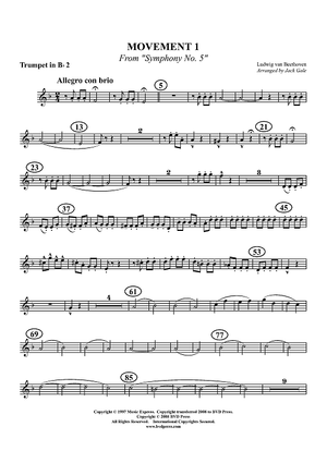 Movement 1 from "Symphony No. 5" - Trumpet 2