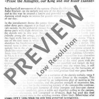 Cantata No. 137 (Dominica 12 post Trinitatis) - Full Score