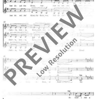 Vier deutsche Volkslieder - Choral Score