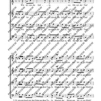 Sommermorgen in C major - Choral Score