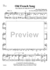 Old French Song - Piano (opt.)