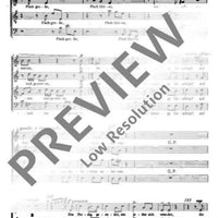 Des Antonius von Padua Fischpredigt - Choral Score