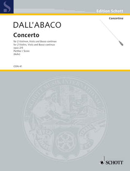 Concerto G Minor - Score
