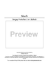 March (No. 1 of Ten Pieces, Op. 12) - Score
