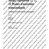 12 Études d'exécution transcendante