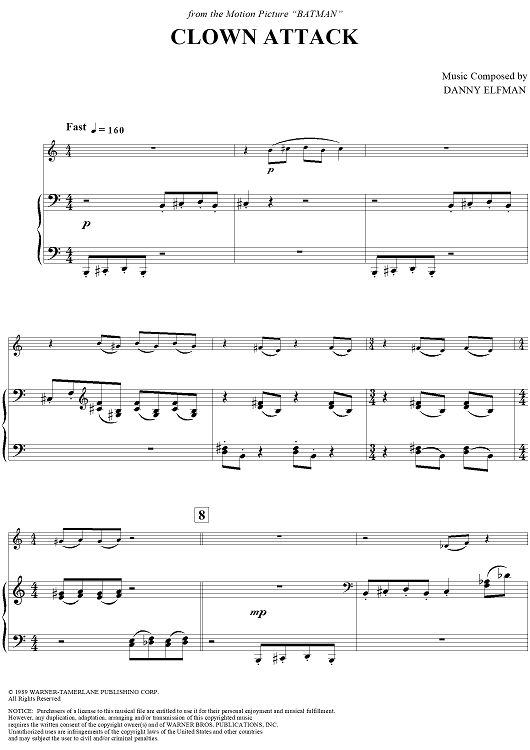 Clown Attack - from the movie "Batman"