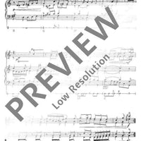 Schönster Schatz, leb wohl - Score