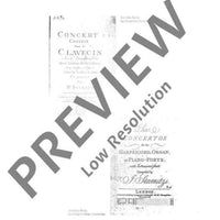 Concerto D Major - Score