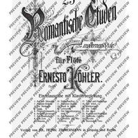 25 Romantische Etüden