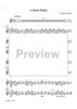 First Finger Suite - Three Movements for Open Strings and First Finger for String Orchestra - Violin 1