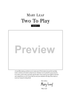 Two to Play, Book 2