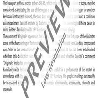 Der Mensch lebt und bestehet nur eine kleine Zeit - Choral Score