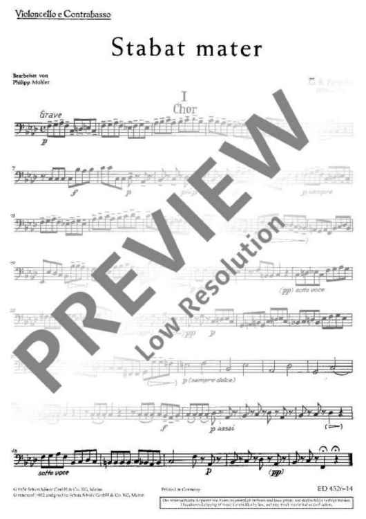 Stabat Mater - Bassi