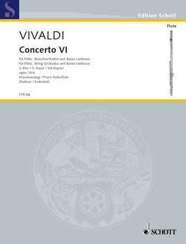 Concerto No. 6 - Piano Score With Solo Part