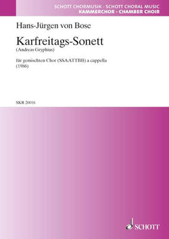 Karfreitags-Sonett - Score
