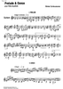 Prelude and Dance - Guitar