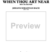 When Thou Art Near (Bist du bei mir)