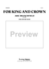 For King and Crown - Score