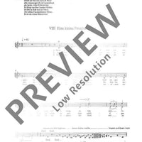 Wenn die Tiere Hochzeit machen - Choral Score