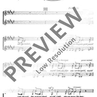 Nacht und TrÄume - Choral Score