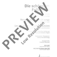 The most beautiful folk songs - Performing Score