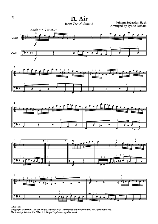 Air - from French Suite 4