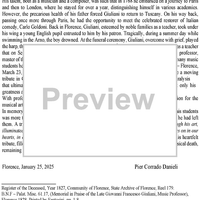 Concerto for Mandolin and Orchestra in F major - Score