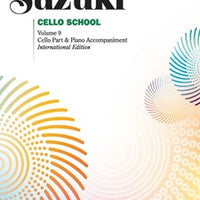 Suzuki Cello School, Volume 9 - Cello Part & Accompaniment Book