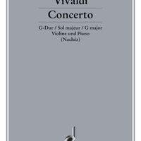 Concerto in G Major - Piano Score and Solo Part