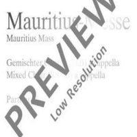 Mauritius Mass - Choral Score