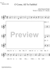 O Come, All Ye Faithful - Bb Instrument