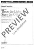 Liebe - Choral Score