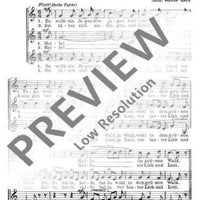 Es wollt ein Jägerlein jagen - Choral Score