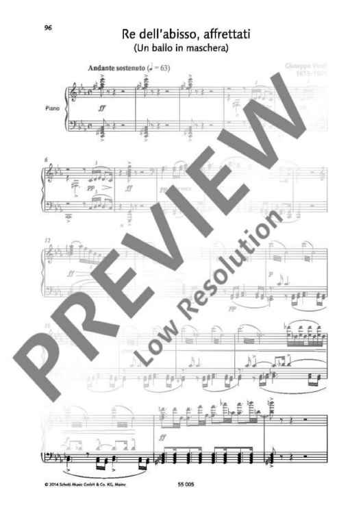 Re dell'abisso, affrettati in E flat major