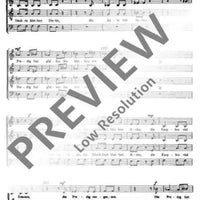 Des Antonius von Padua Fischpredigt - Choral Score