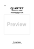 Quartet (Sonata in C major, Op. 15) - Score