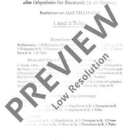 Für Feiern und Feste - Tuba I/ii (bass Clef)