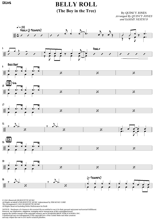 Belly Roll (The Boy in the Tree) - Drums