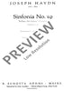 Symphony No. 19 D Major - Score
